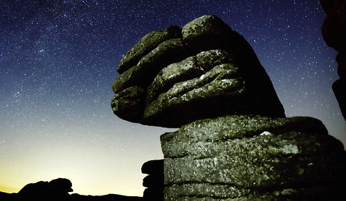 The Milky Way over a Tor
